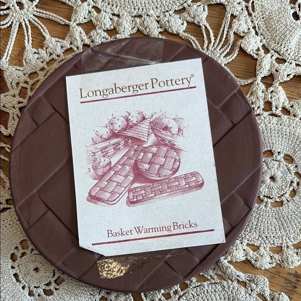 Longaberger Brown Pottery Brick